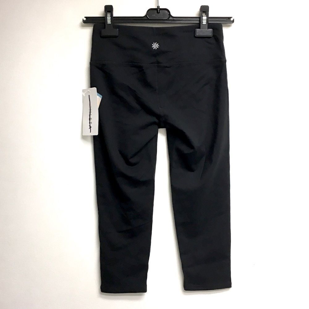 ATHLETA Black Chaturanga Capri Yoga Tights Leggings XS - Picture 3 of 5